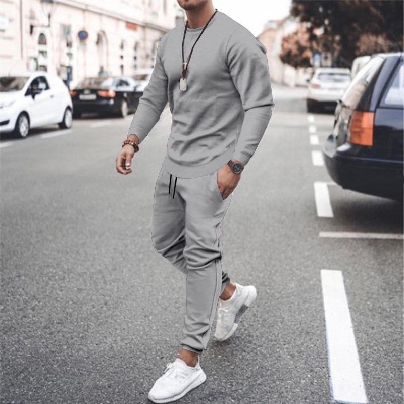 Winter Clothing Men Sale - ホットセール メンズ ツーピース ジョガー スポーツスーツ 暖かい秋冬用トラックスーツセット