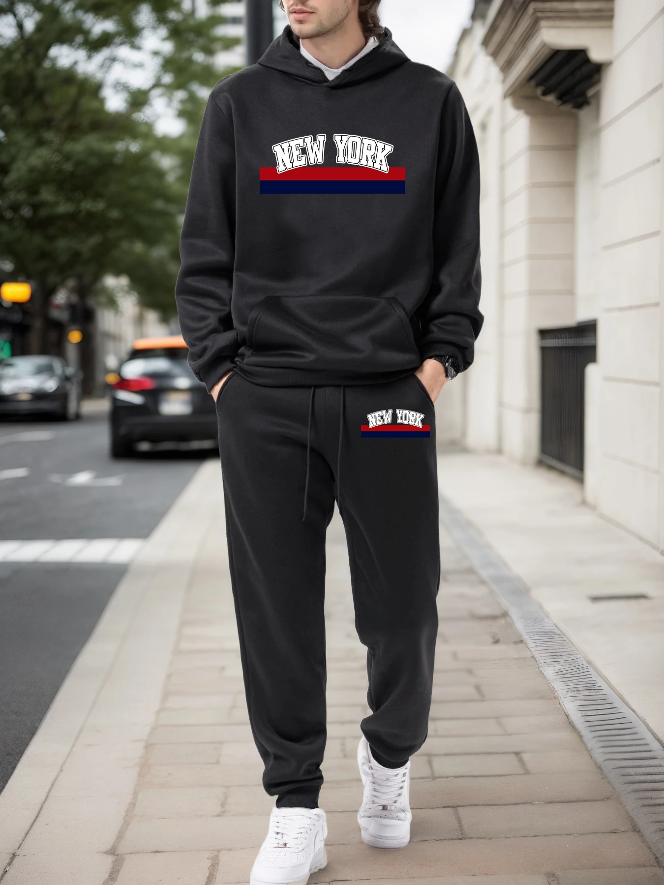 Winter Clothing Men Sale - ホットセール メンズパーカー2点セット カジュアル長袖スウェットスーツ アウトドアスポーツ ジョギングウェア 秋冬スポーツウェア