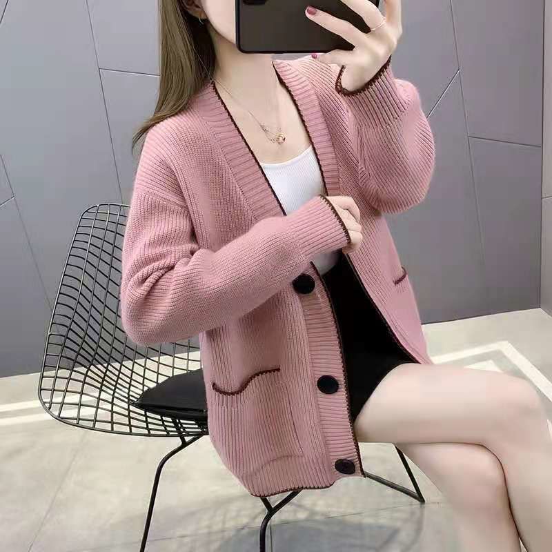 Winter Clothing Trends - 2025年冬 レディース カーディガン 暖かい 原宿系 韓国風