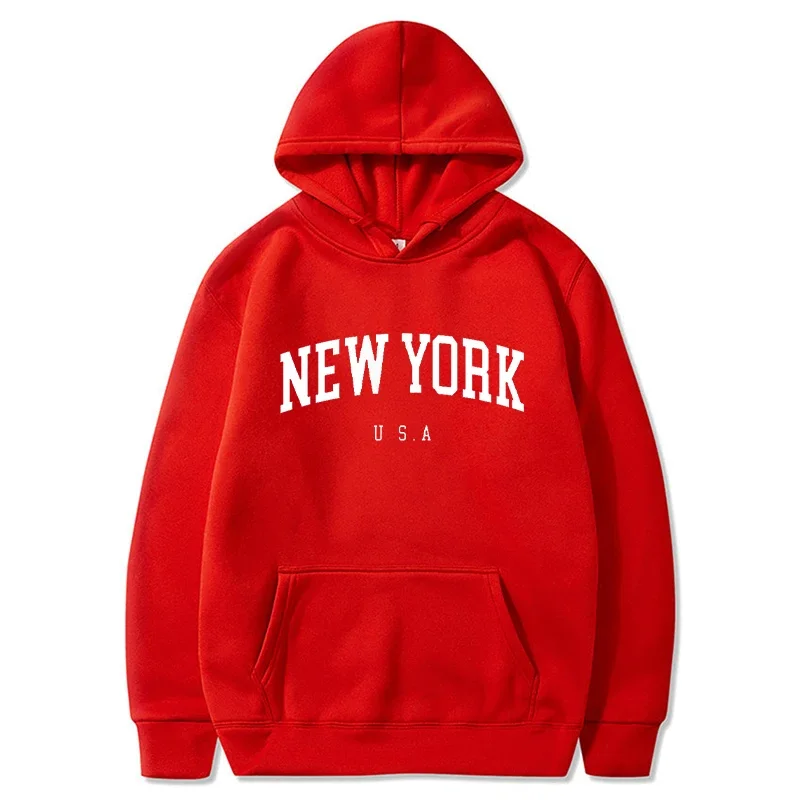 男性女性ニューヨーク米国都市パーカーファッションレタープリン - Winter Clothing In New York City のレビューと価格