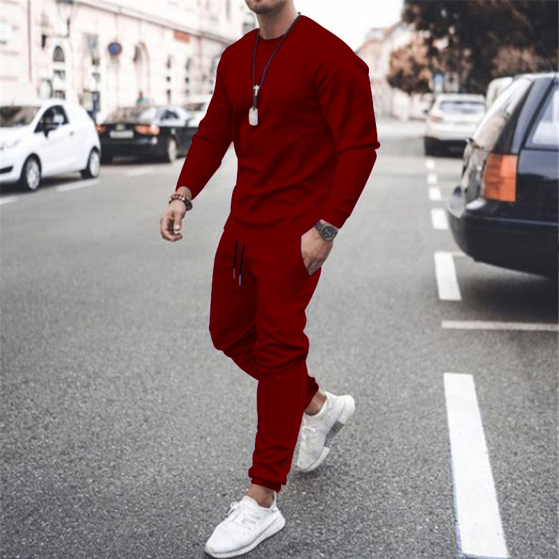 ホットセール メンズ ツーピース ジョガー スポーツスーツ  - Winter Clothing Men Sale のレビューと価格
