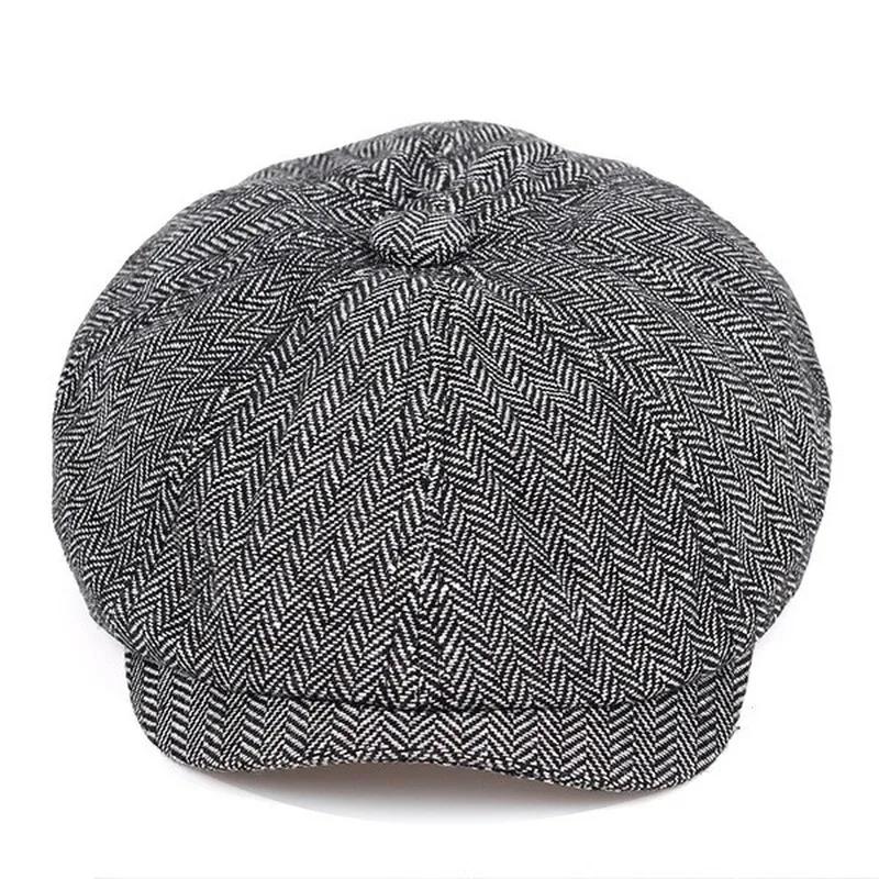 新しいメンズフラットトップアイビーギャツビードライビングキャ - Winter Clothing Accessories のレビューと価格