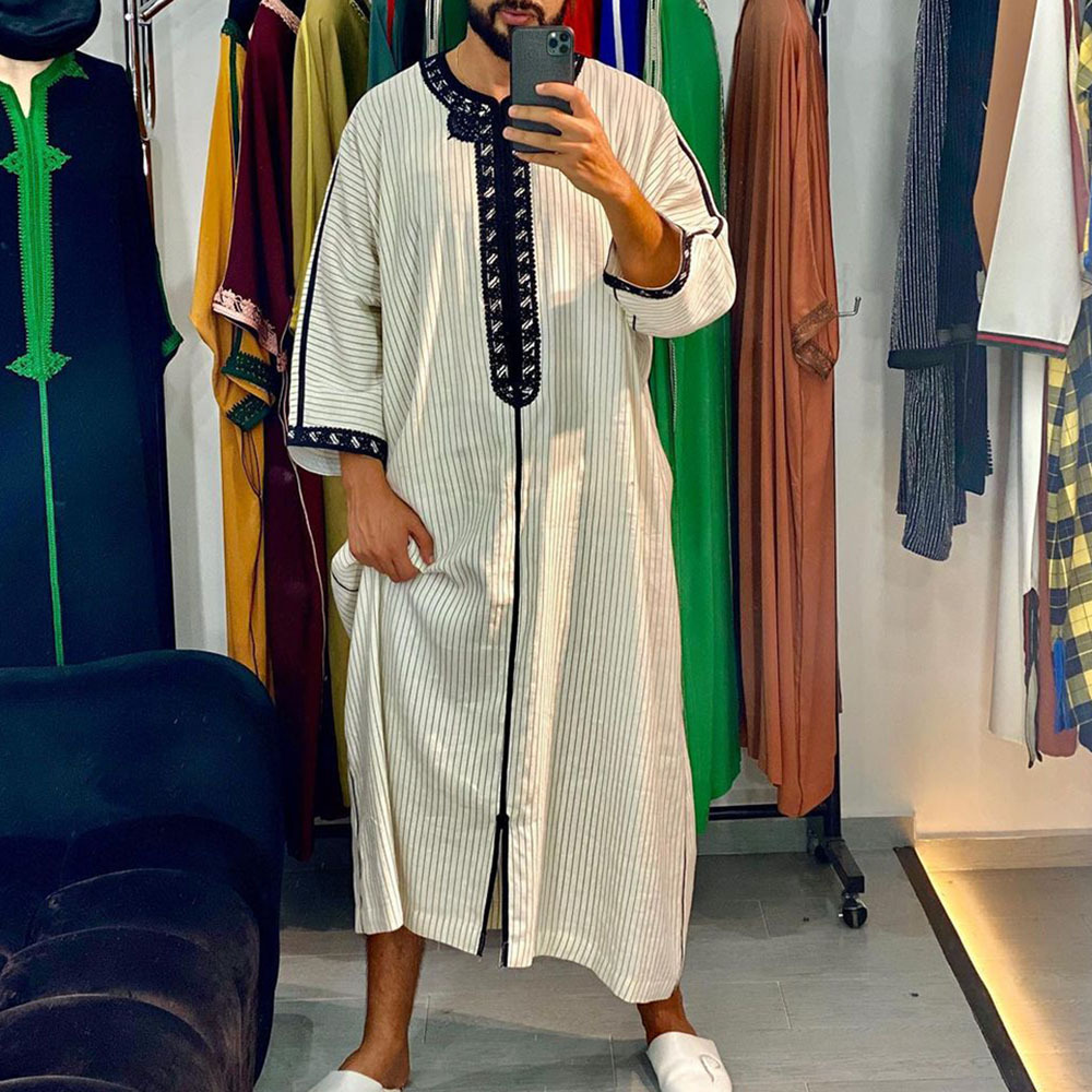2026年新作 イスラム教徒男性用ゆったり服 ジュバ トーブ - Winter Clothing Pakistan Men のレビューと価格