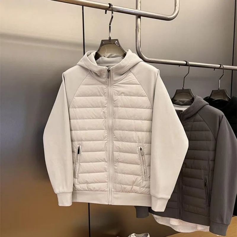 メンズ長袖フード付きスウェットシャツ,暖かいジャケット,韓国 - Winter Clothing Trends のレビューと価格