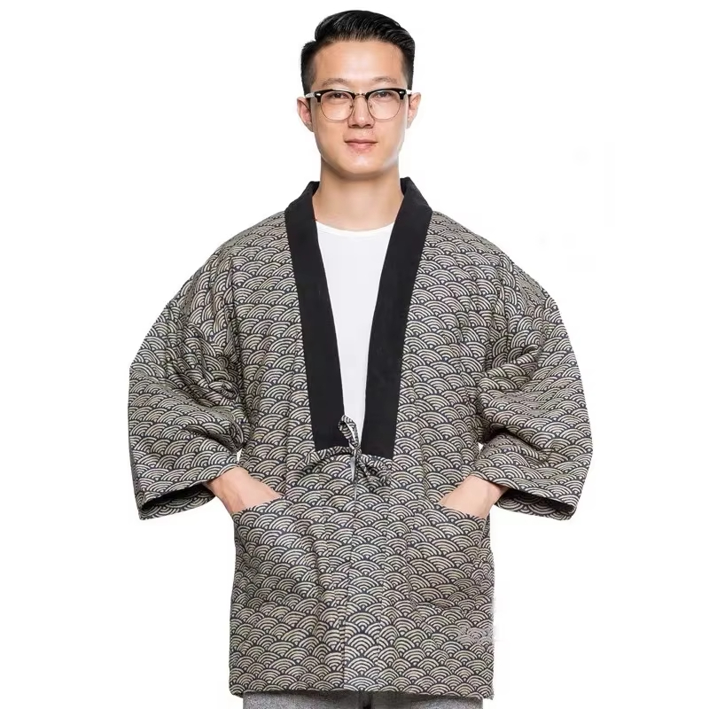 2025年 ハンテンジャケット メンズ 中綿入りコットン 冬 - Traditional Winter Japanese Clothing のレビューと価格