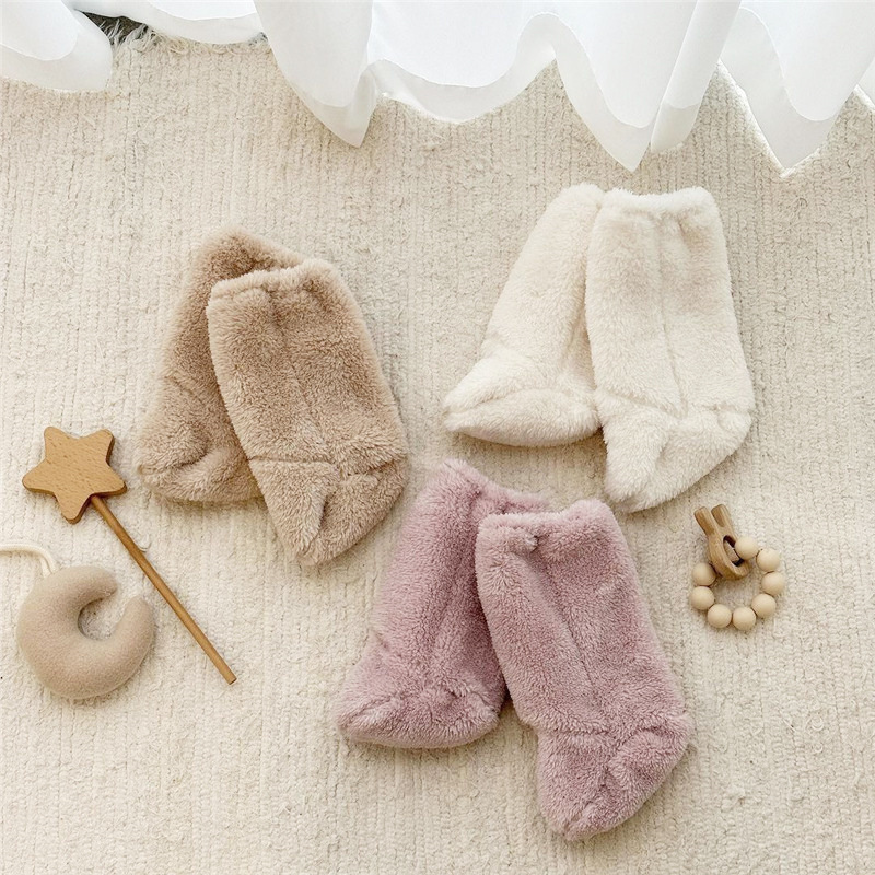 暖かい冬のベビーソックスコーラルフリースソックス幼児男の子女 - Winter Clothing Accessories のレビューと価格