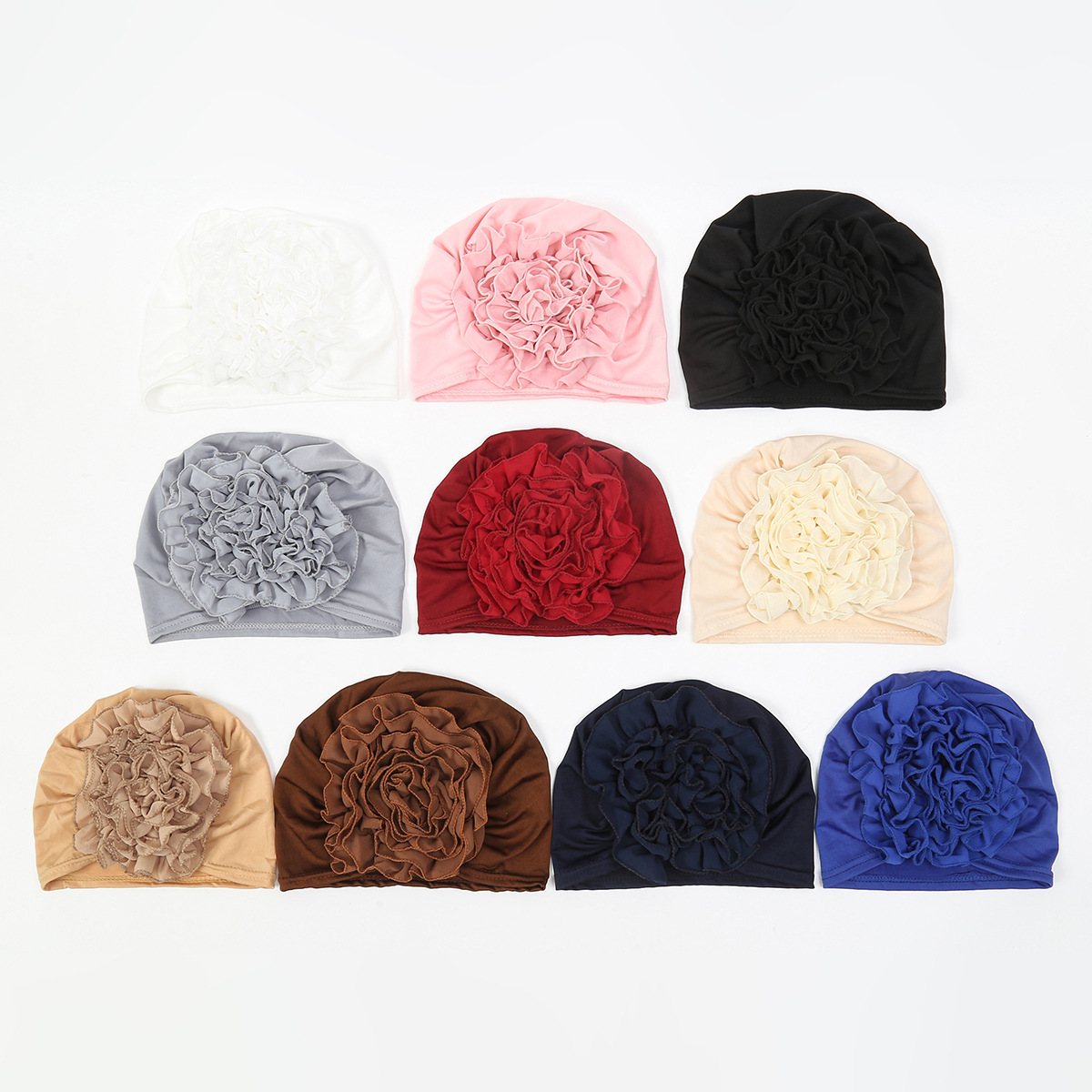 女性のためのイスラム教徒のヒジャーブ,花で飾られた,ヘッドラ - Winter Clothing Accessories のレビューと価格