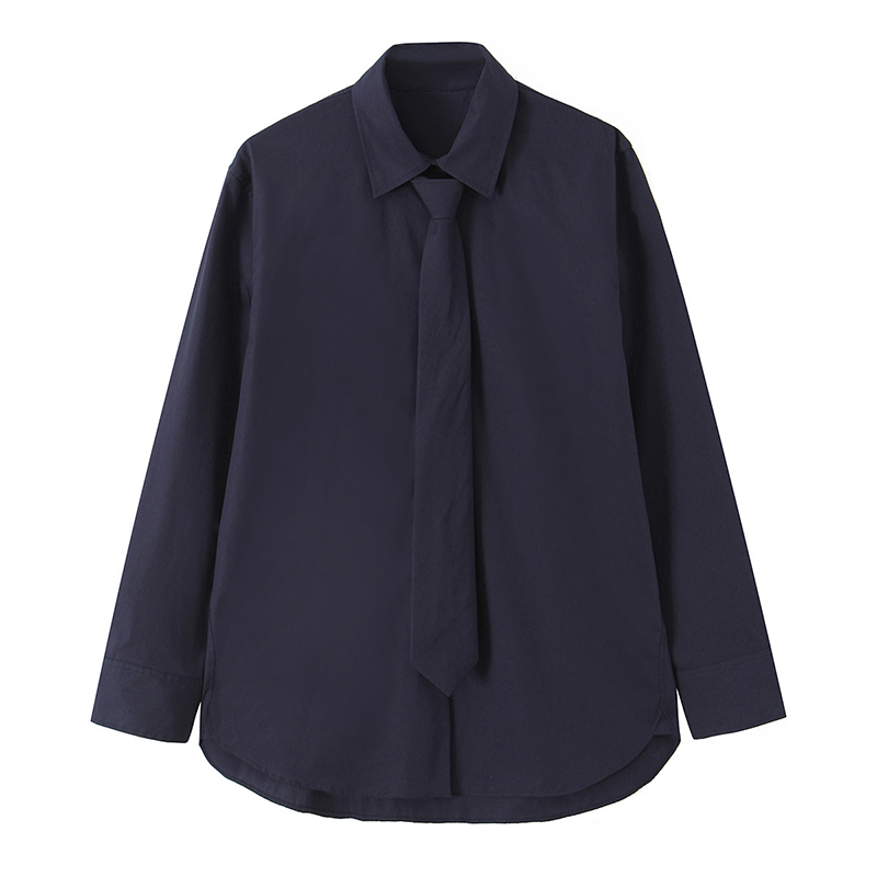 Willshela 女性ファッションネクタイ付きネイビーブル - Winter Clothing Vintage のレビューと価格