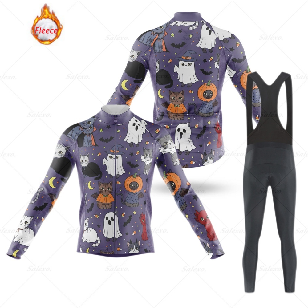 2026 漫画猫冬サイクリングジャージメンズサーマルフリース - Winter Clothing Men Sale のレビューと価格