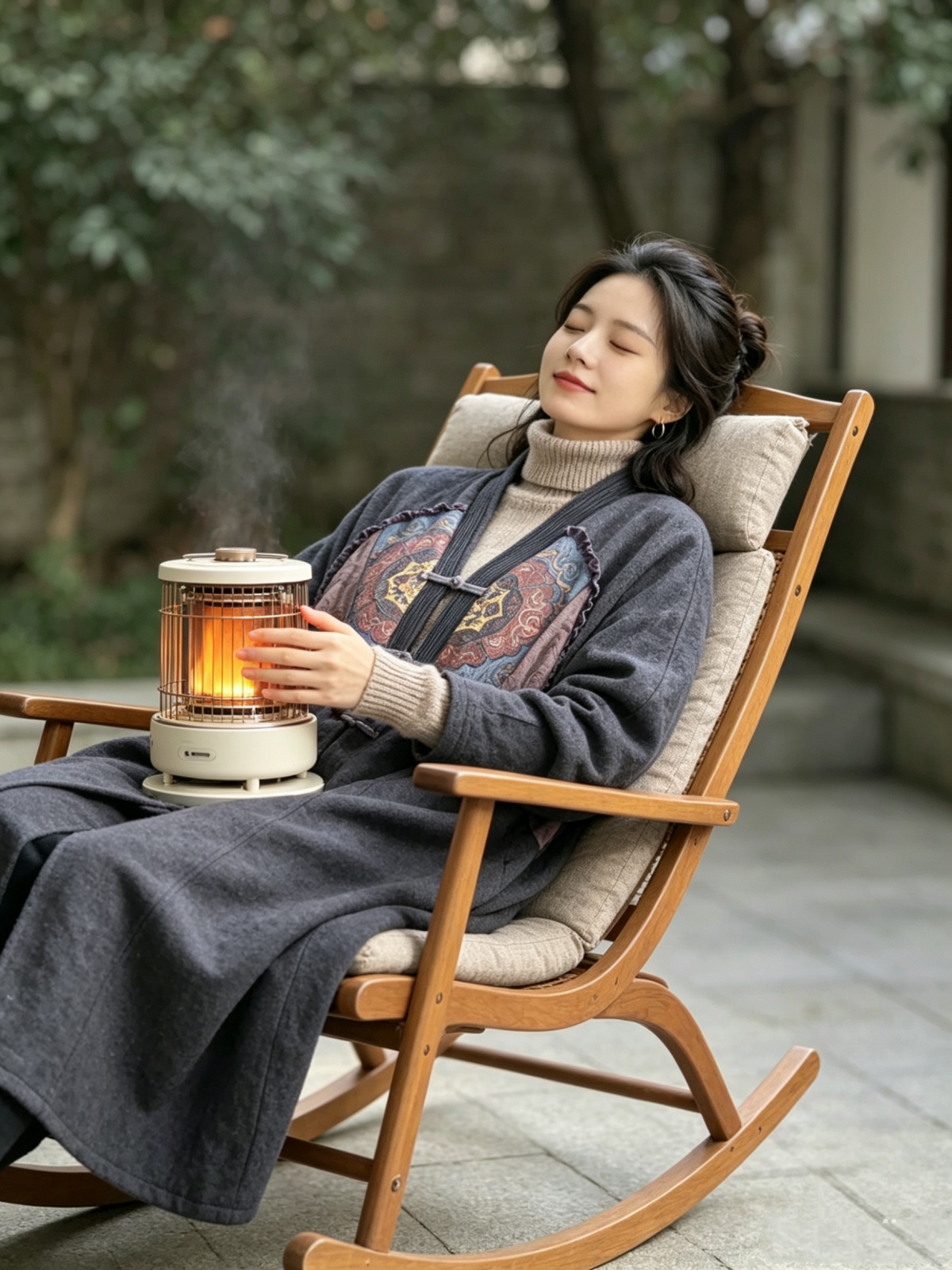 販売中の冬コート黒綿リネンジャカード V ネックパッド入り女 - Winter Clothing On Sale Women'S のレビューと価格