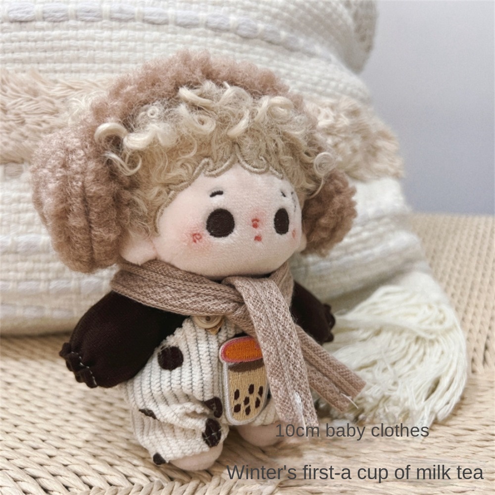 綿の人形の服のセット,ぬいぐるみ,ヒトデの体,レトロなスカー - Winter Clothing Accessories のレビューと価格