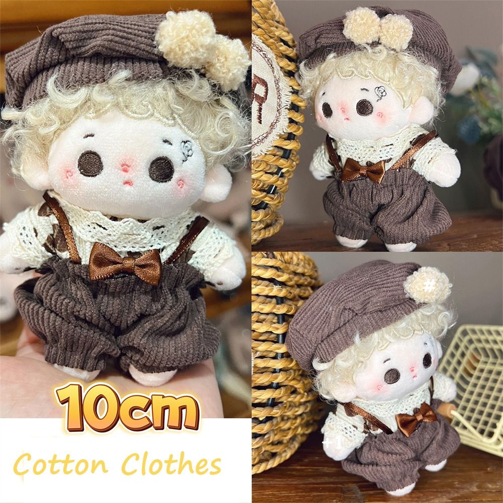 綿の人形の服のセット,ぬいぐるみ,ヒトデの体,レトロなスカー - Winter Clothing Accessories のレビューと価格