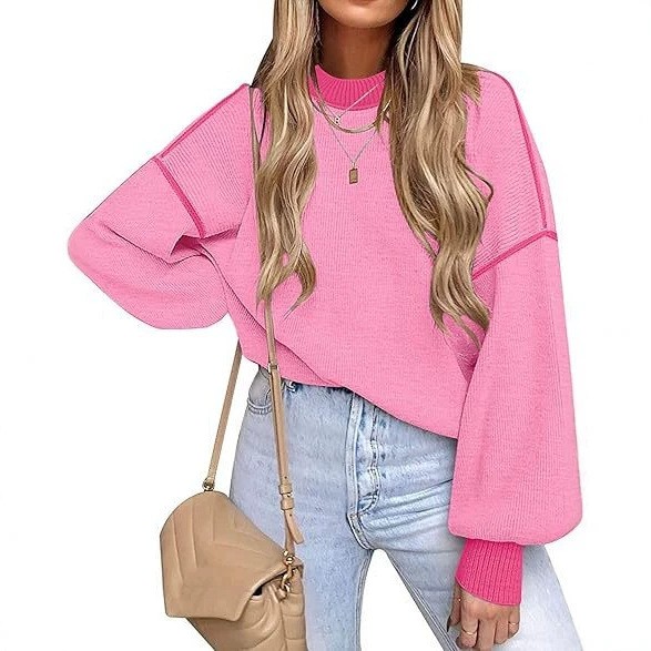 レディース冬服セール　ラウンドネックパフスリーブゆったりミデ - Winter Clothing On Sale Women'S のレビューと価格