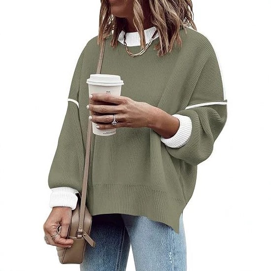 レディース冬服セール　ラウンドネックパフスリーブゆったりミデ - Winter Clothing On Sale Women'S のレビューと価格